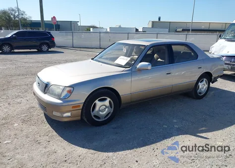 1998 Lexus Ls 400 из США, поврежденный, VIN JT8BH28F2W0129256